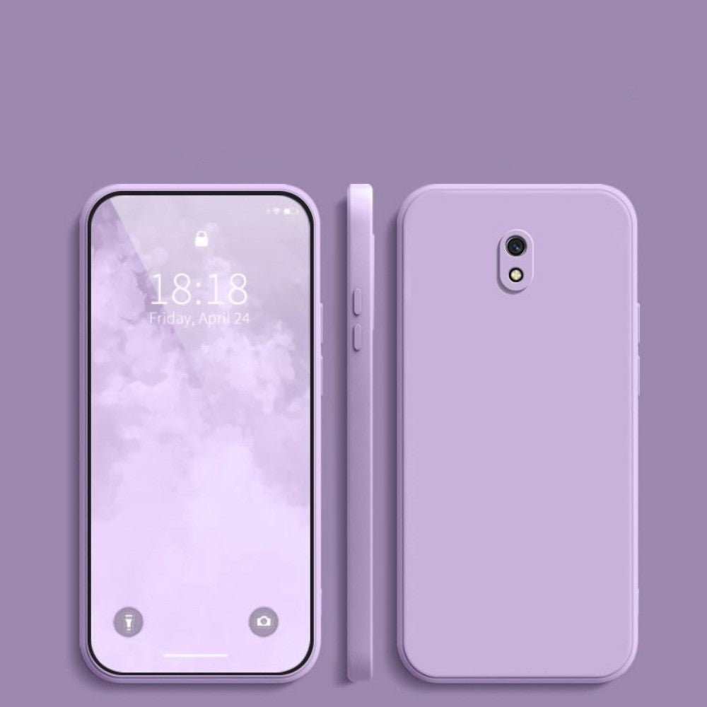 For Redmi 8A Cover Drop and wear resistant Silicone Full Case Classic Simple Solid Color Phone Case Cover
