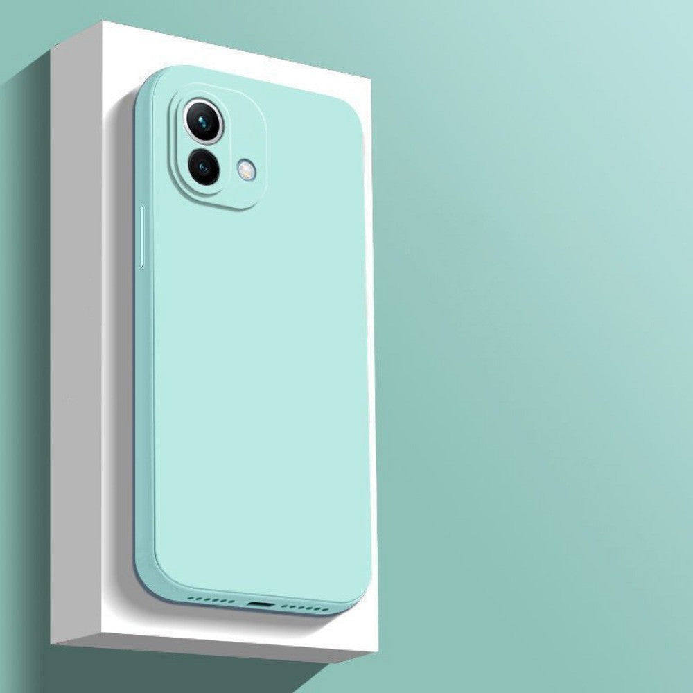For OPPO A16K Cover Drop and wear resistant Silicone Full Case Classic Simple Solid Color Phone Case Cover