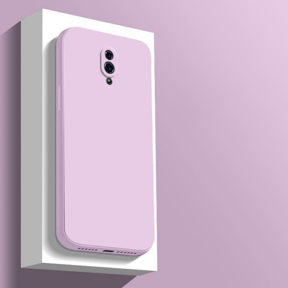 For OPPO Reno Cover Drop and wear resistant Silicone Full Case Classic Simple Solid Color Phone Case Cover