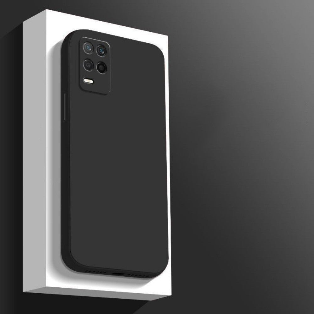 For OPPO A54 4G Cover Drop and wear resistant Silicone Full Case Classic Simple Solid Color Phone Case Cover
