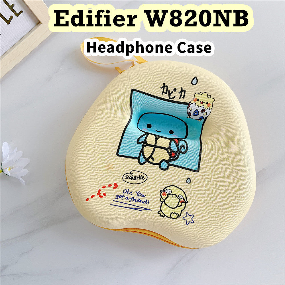 For Edifier W820NB Headphone Case Cartoon Creative Patterns Headset Earpads Storage Bag Casing Box