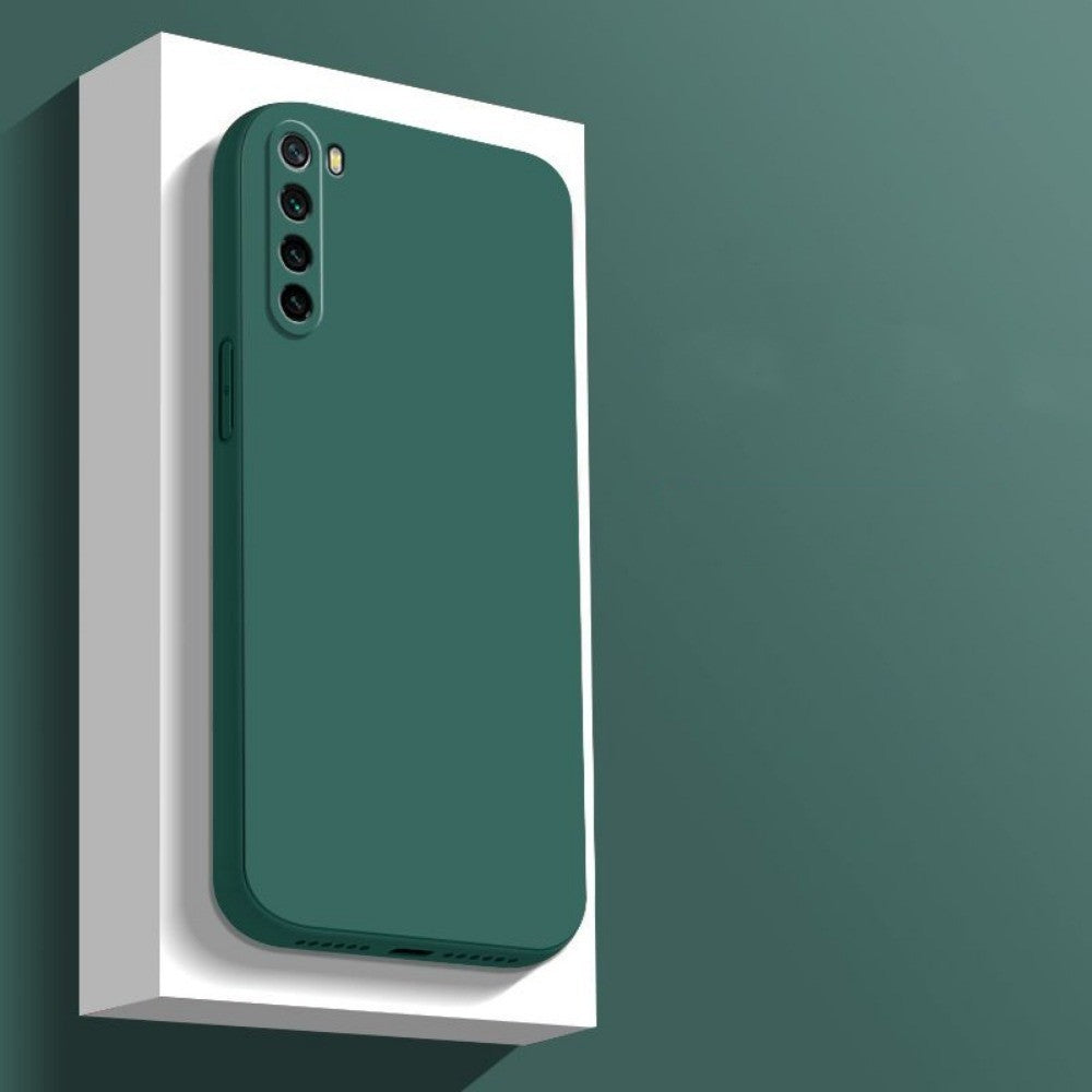For Redmi Note 8T Cover Drop and wear resistant Silicone Full Case Classic Simple Solid Color Phone Case Cover