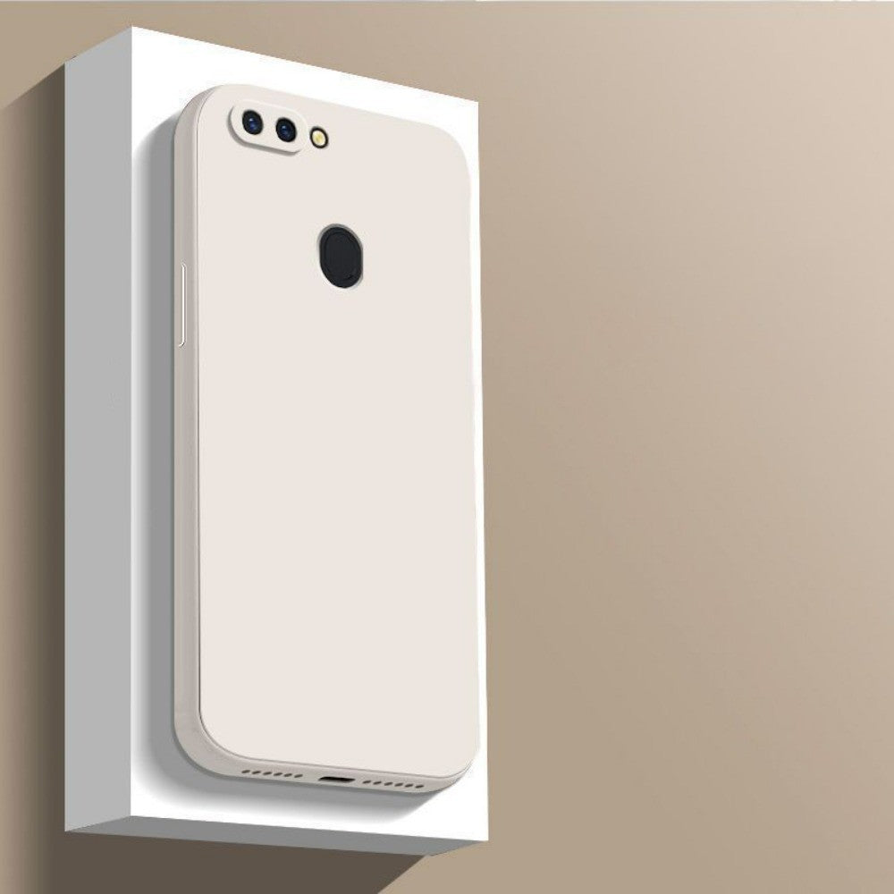 For OPPO R15 Cover Drop and wear resistant Silicone Full Case Classic Simple Solid Color Phone Case Cover