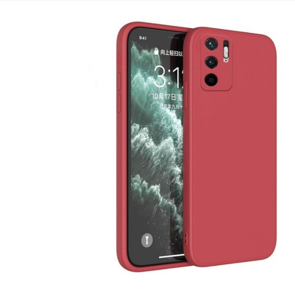 For Xiaomi Poco M3 Pro Cover Drop and wear resistant Silicone Full Case Classic Simple Solid Color Phone Case Cover