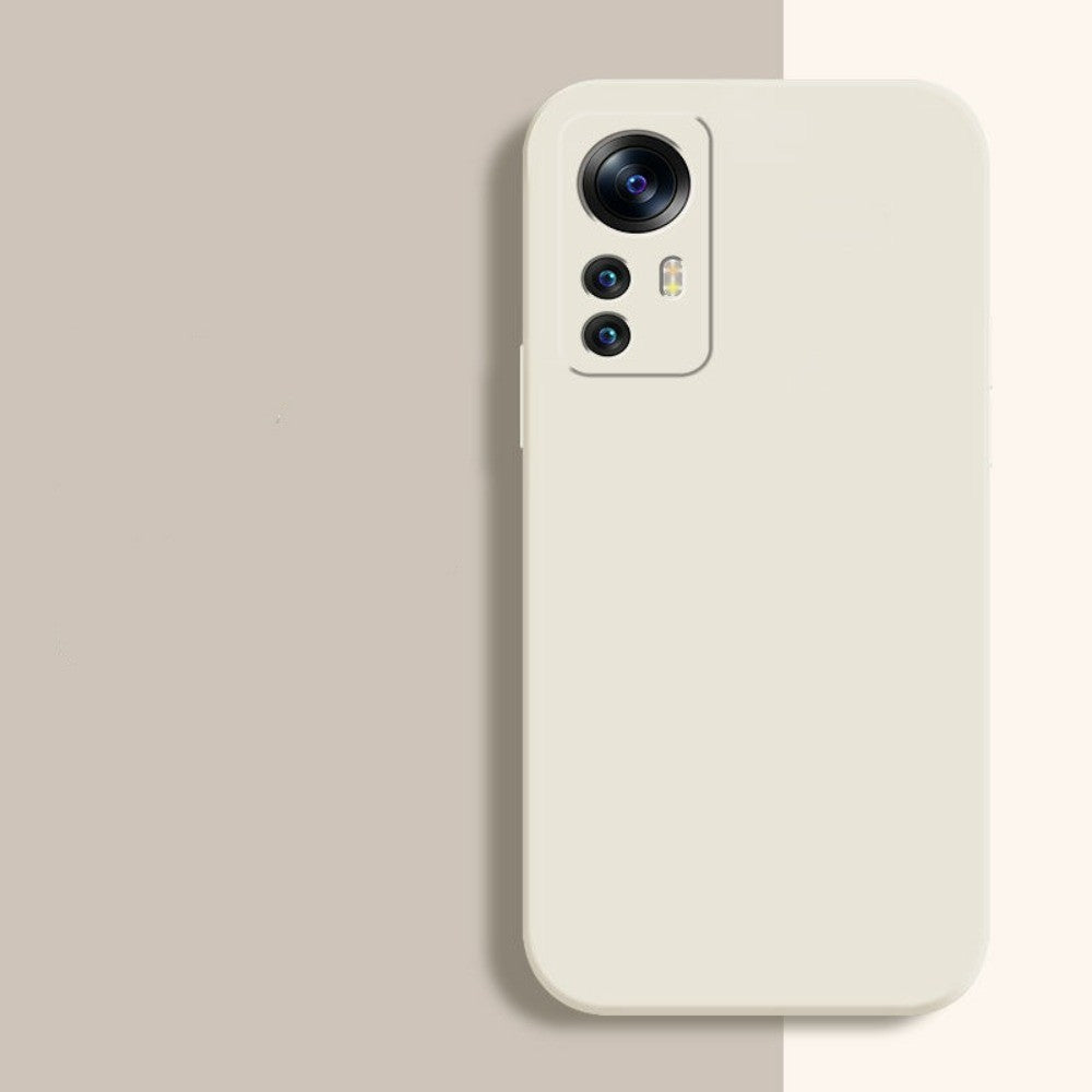 For Xiaomi 12T Pro Cover Drop and wear resistant Silicone Full Case Classic Simple Solid Color Phone Case Cover