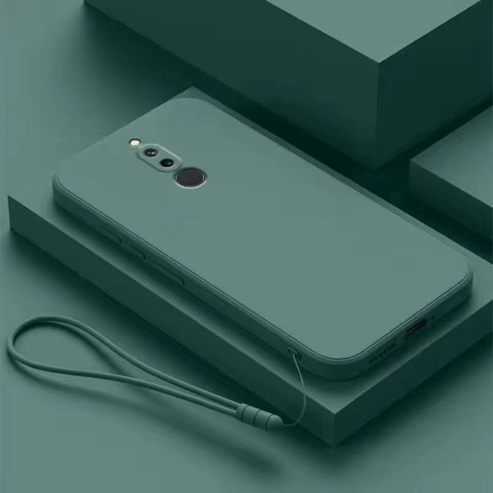 For Redmi 8 Cover Drop and wear resistant Silicone Full Case Classic Simple Solid Color Phone Case Cover