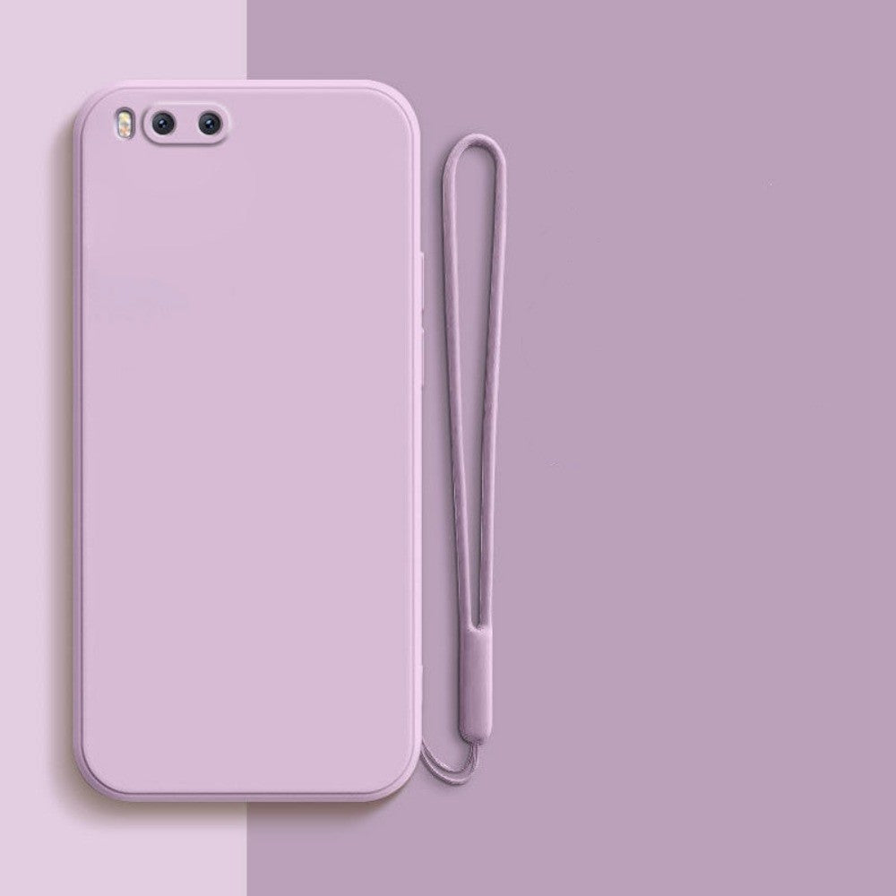 For Xiaomi 6 Cover Drop and wear resistant Silicone Full Case Classic Simple Solid Color Phone Case Cover