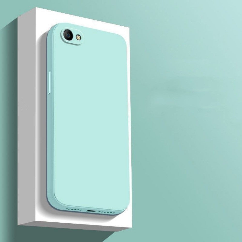 For Redmi 6A Cover Drop and wear resistant Silicone Full Case Classic Simple Solid Color Phone Case Cover