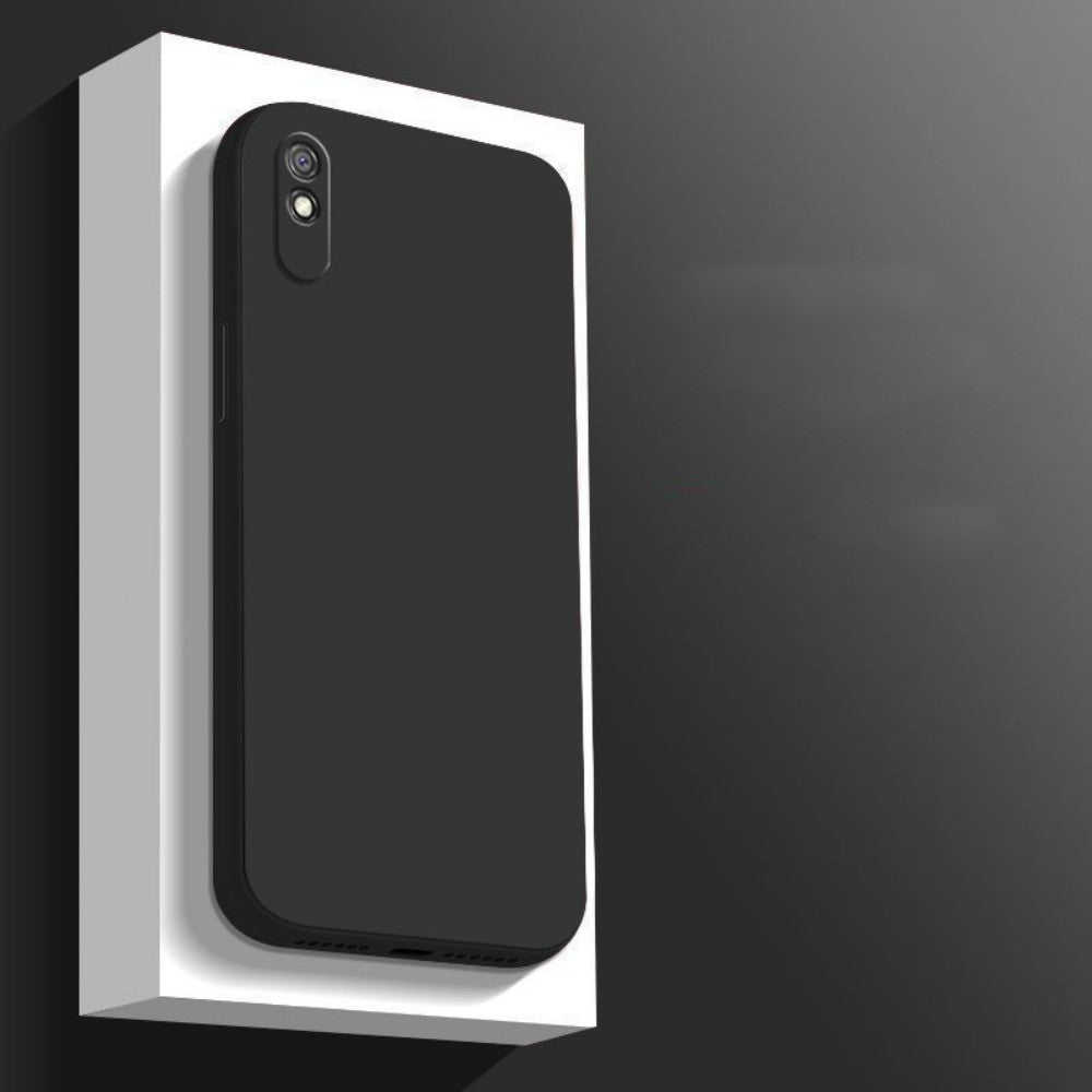 For Redmi 9A Cover Drop and wear resistant Silicone Full Case Classic Simple Solid Color Phone Case Cover
