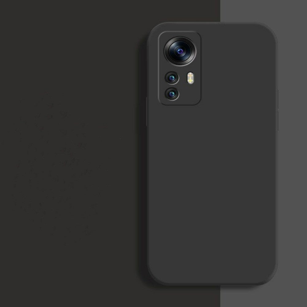 For Xiaomi 12T Cover Drop and wear resistant Silicone Full Case Classic Simple Solid Color Phone Case Cover