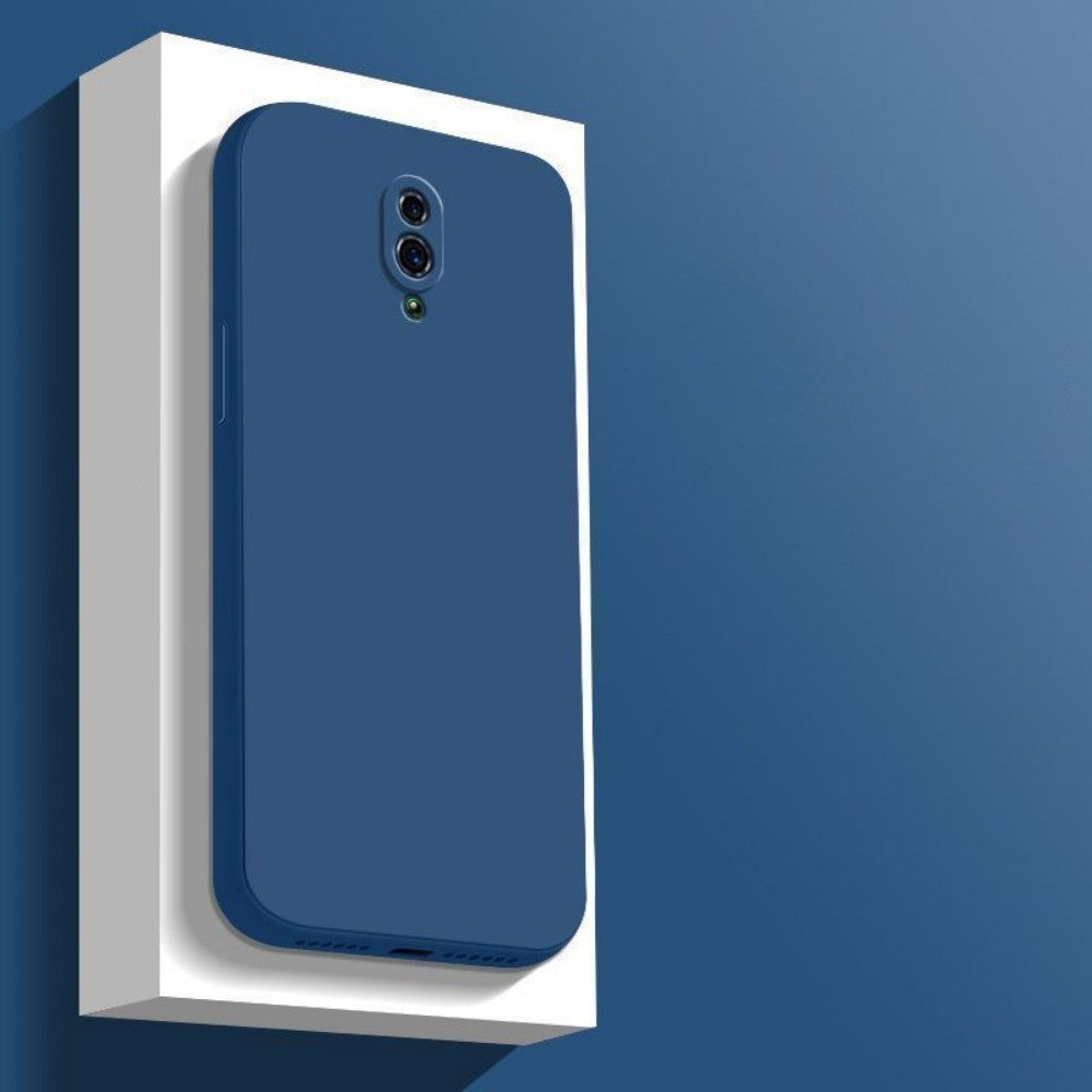 For OPPO Reno Cover Drop and wear resistant Silicone Full Case Classic Simple Solid Color Phone Case Cover
