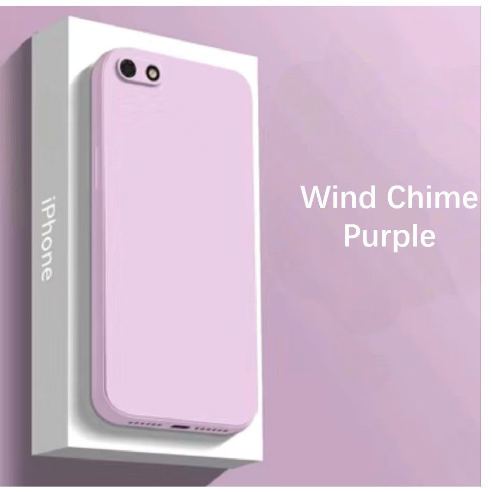 For Huawei Y5 Lite 2018 Cover Drop and wear resistant Silicone Full Case Classic Simple Solid Color Phone Case Cover