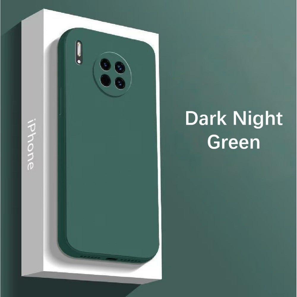 For Huawei Mate 30E Pro Cover Drop and wear resistant Silicone Full Case Classic Simple Solid Color Phone Case Cover