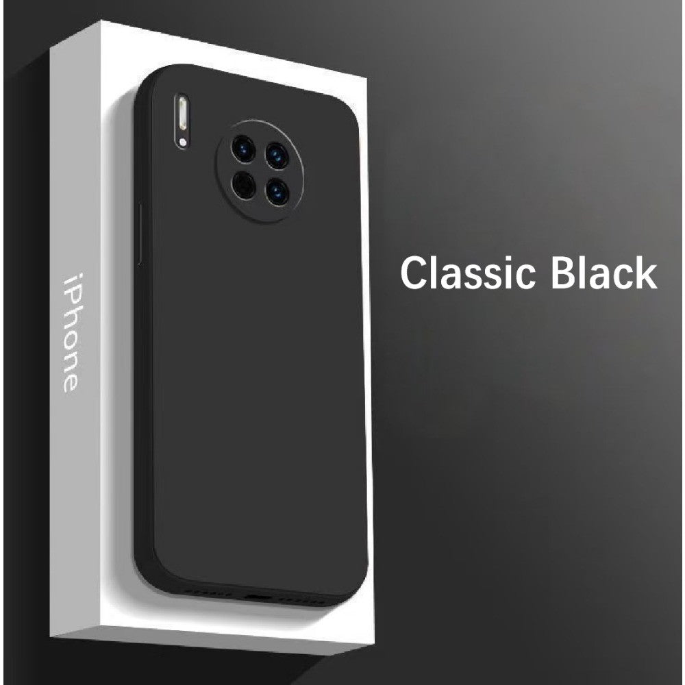 For Huawei Mate 30E Pro Cover Drop and wear resistant Silicone Full Case Classic Simple Solid Color Phone Case Cover