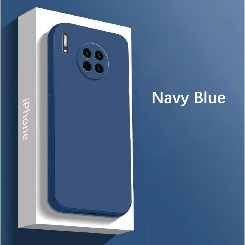 For Huawei Mate 30E Pro Cover Drop and wear resistant Silicone Full Case Classic Simple Solid Color Phone Case Cover