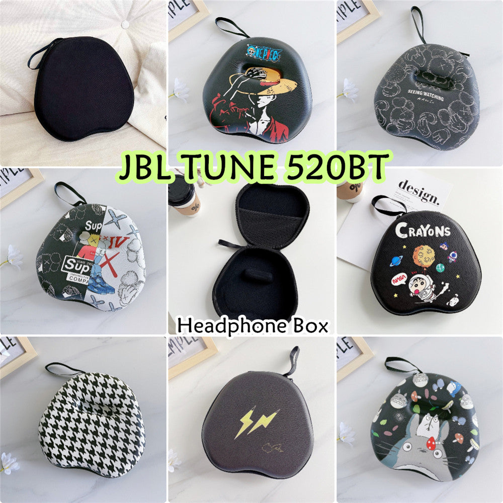 For JBL TUNE 520BT Headphone Case Cartoon Creative Patterns Headset Earpads Storage Bag Casing Box