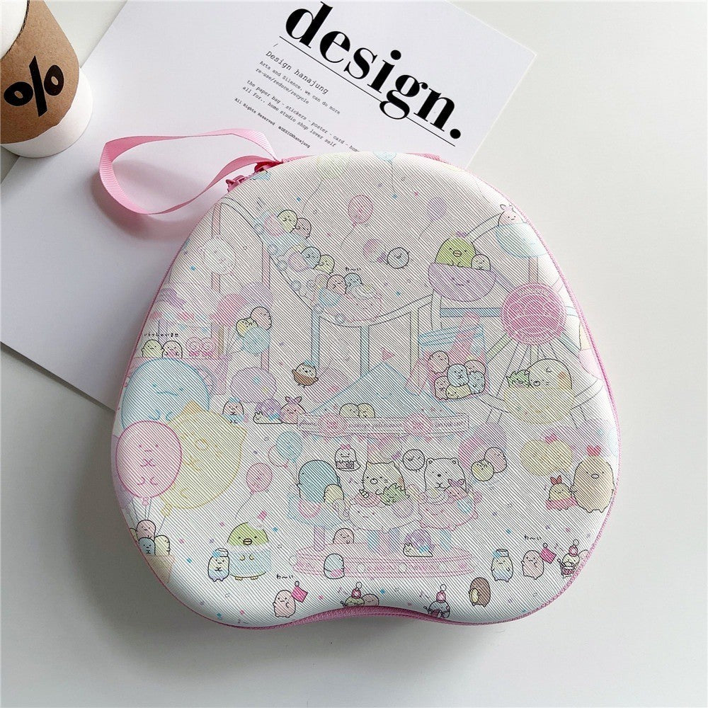 For Sony WH-CH720N Headphone Case Cartoon Creative Patterns Headset Earpads Storage Bag Casing Box