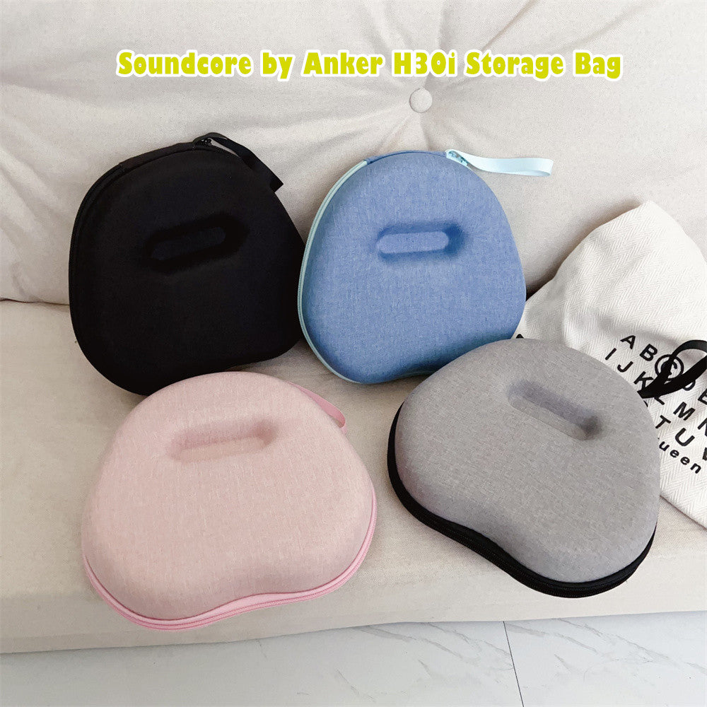 For Soundcore by Anker H30i Headphone Case Headset Earpads Storage Bag Casing Box