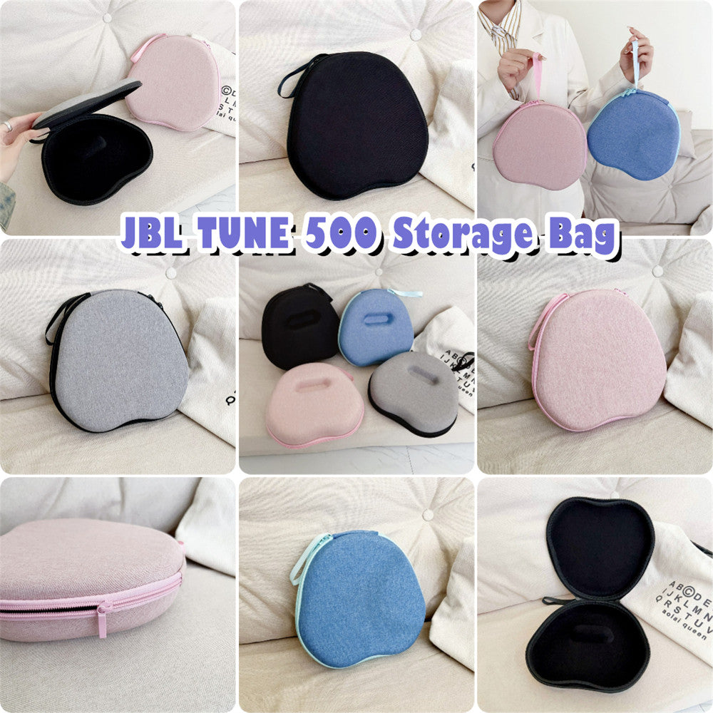 For JBL TUNE 500 Headphone Case Headset Earpads Storage Bag Casing Box