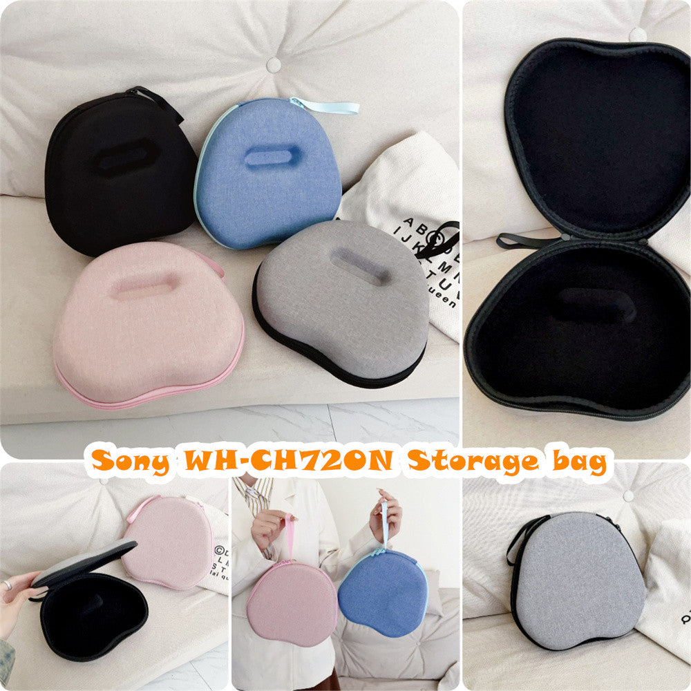 For Sony WH-CH720N Headphone Case Headset Earpads Storage Bag Casing Box