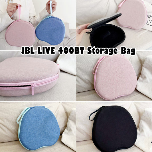 For JBL LIVE 400BT Headphone Case Headset Earpads Storage Bag Casing Box