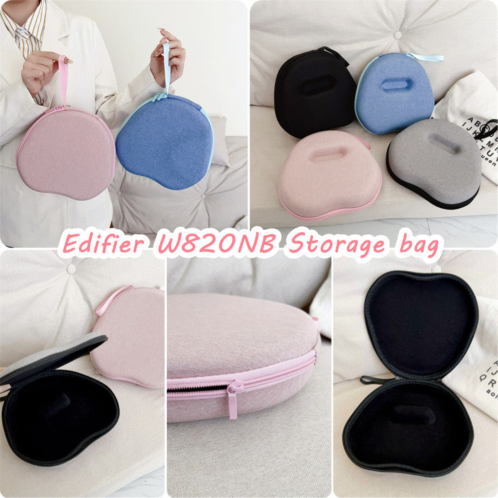 For Edifier W820NB Headphone Case Headset Earpads Storage Bag Casing Box