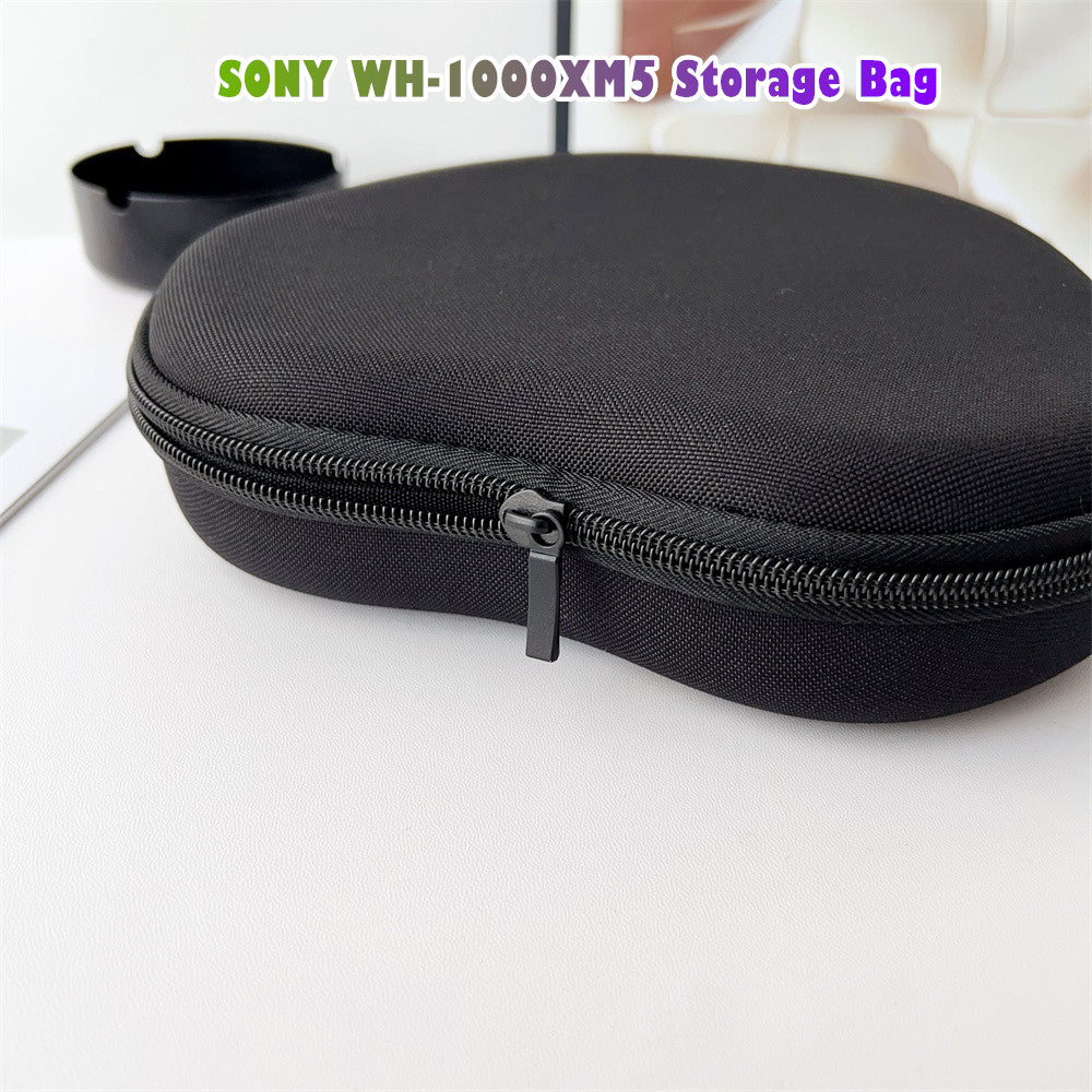 For SONY WH-1000XM5 Headphone Case Headset Earpads Storage Bag Casing Box