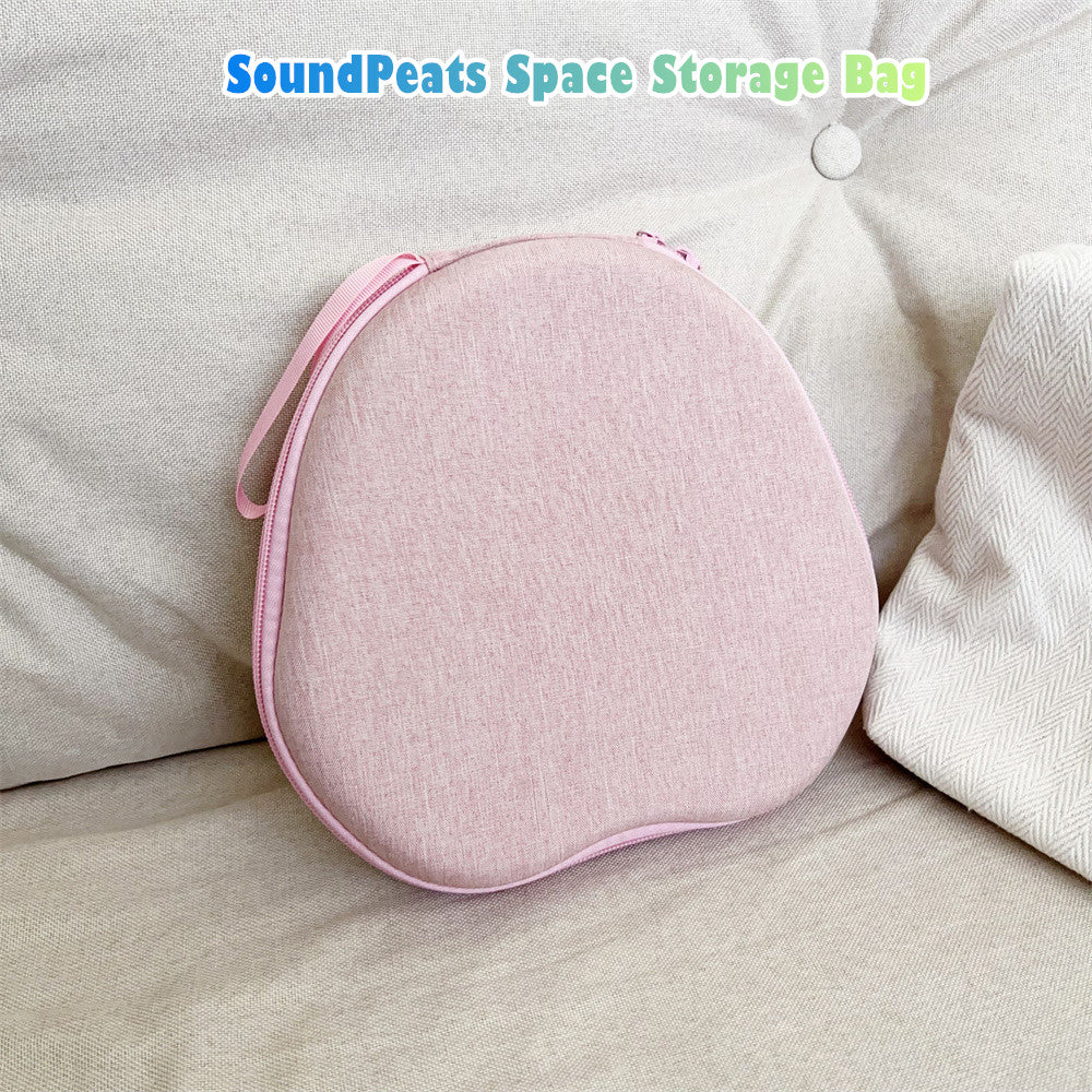 For SoundPeats Space Headphone Case Headset Earpads Storage Bag Casing Box