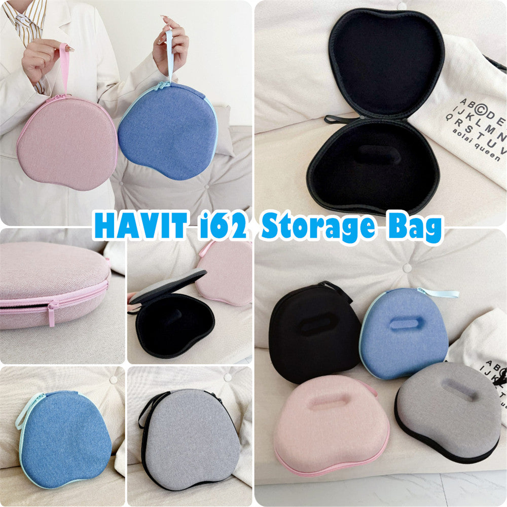 For HAVIT i62 Headphone Case Headset Earpads Storage Bag Casing Box