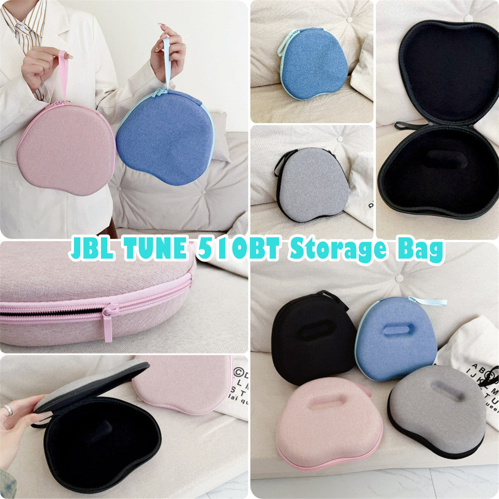 For JBL TUNE 510BT Headphone Case Headset Earpads Storage Bag Casing Box