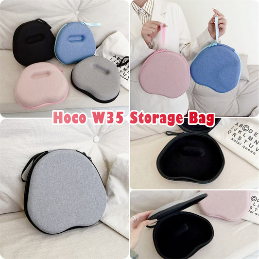 For Hoco W35 Headphone Case Headset Earpads Storage Bag Casing Box