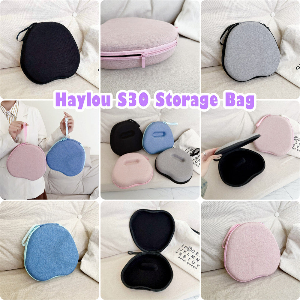 For Haylou S30 Headphone Case Headset Earpads Storage Bag Casing Box
