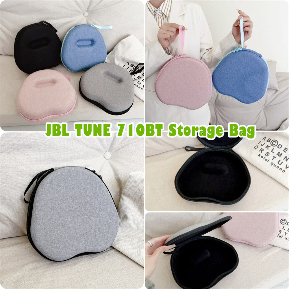 For JBL TUNE 710BT Headphone Case Headset Earpads Storage Bag Casing Box