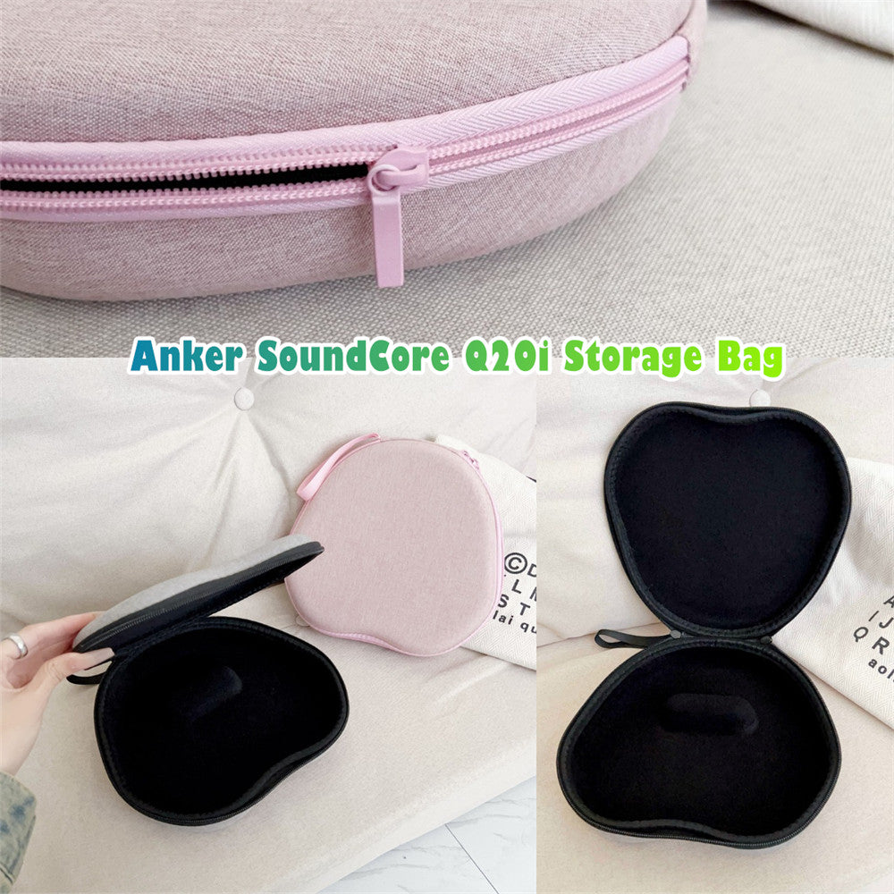 For Anker SoundCore Q20i Headphone Case Headset Earpads Storage Bag Casing Box