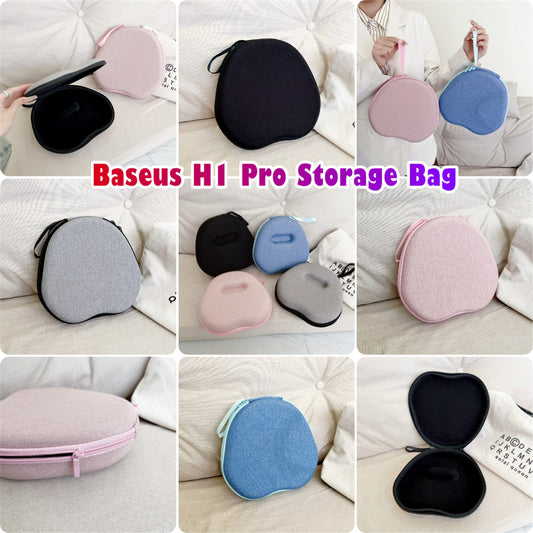 For Baseus H1 Pro Headphone Case Headset Earpads Storage Bag Casing Box