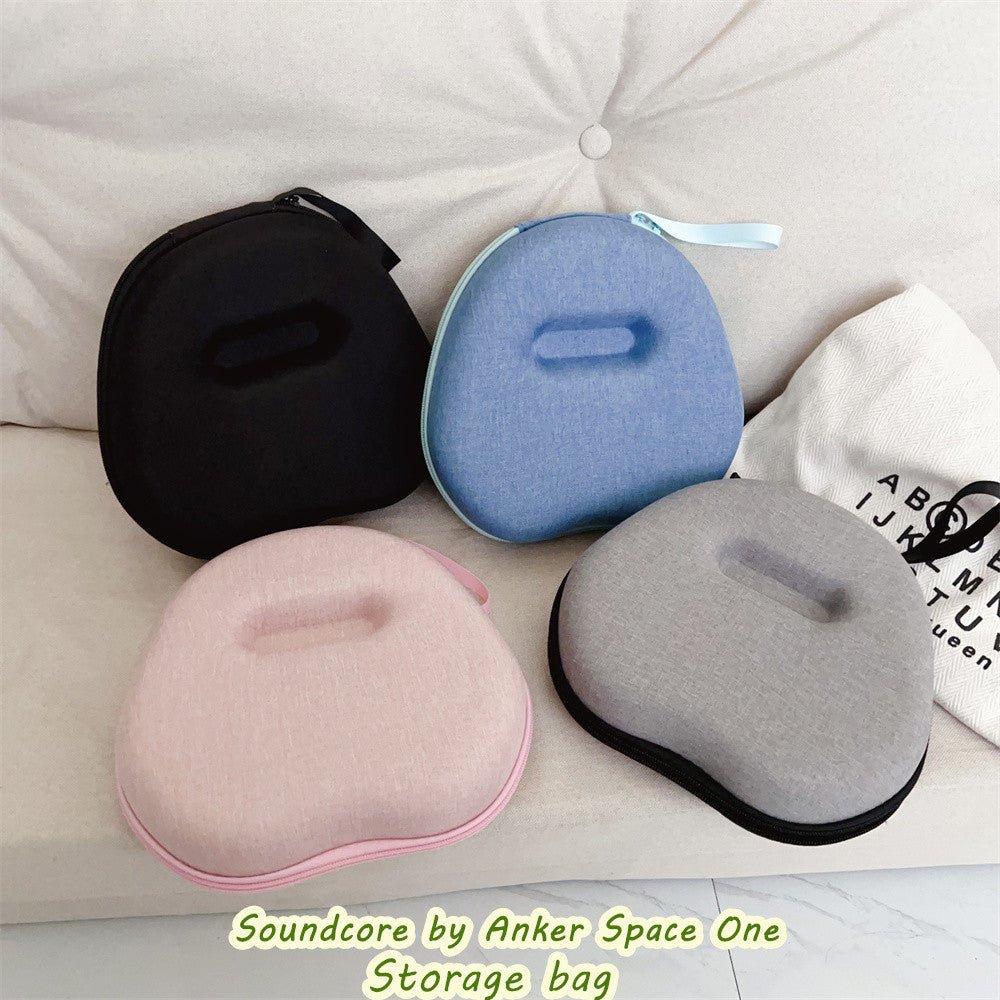For Soundcore by Anker Space One Headphone Case Headset Earpads Storage Bag Casing Box