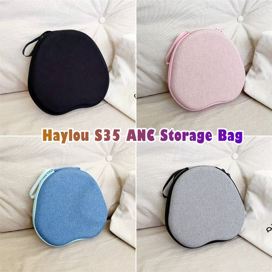 For Haylou S35 ANC Headphone Case Headset Earpads Storage Bag Casing Box