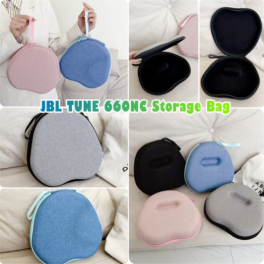 For JBL TUNE 660NC Headphone Case Headset Earpads Storage Bag Casing Box