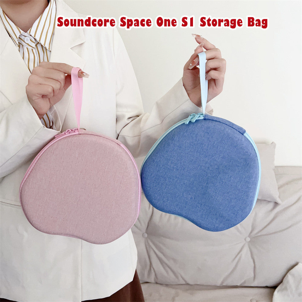 For Anker Soundcore Space One S1 Headphone Case Headset Earpads Storage Bag Casing Box