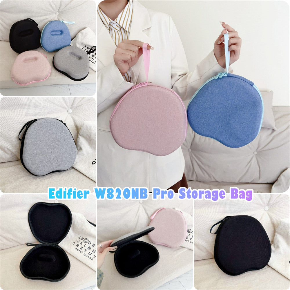 For Edifier W820NB Pro Headphone Case Headset Earpads Storage Bag Casing Box