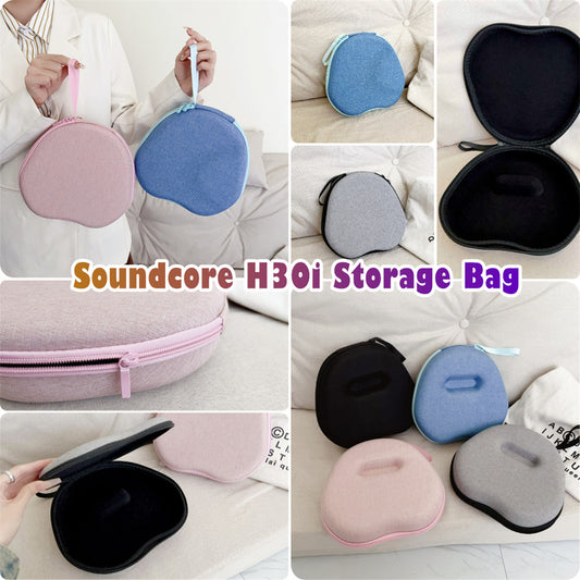 For Soundcore H30i Headphone Case Headset Earpads Storage Bag Casing Box