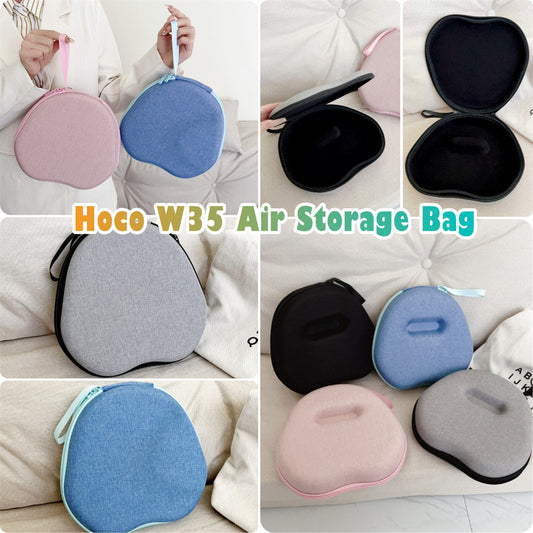 For Hoco W35 Air Headphone Case Headset Earpads Storage Bag Casing Box