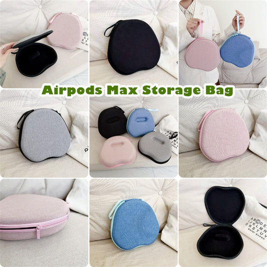 For Airpods Max Headphone Case Headset Earpads Storage Bag Casing Box