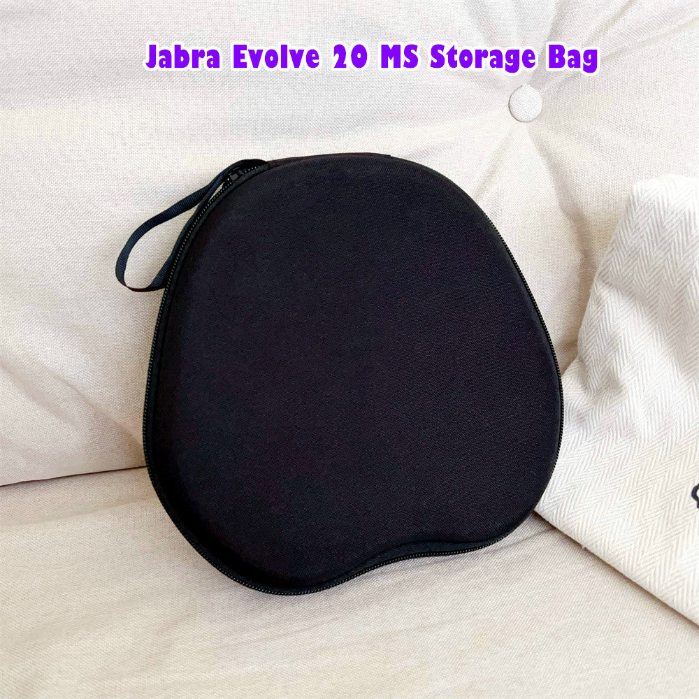 For Jabra Evolve 20 MS Headphone Case Headset Earpads Storage Bag Casing Box