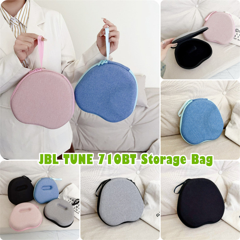For JBL TUNE 710BT Headphone Case Headset Earpads Storage Bag Casing Box