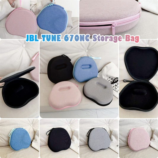 For JBL TUNE 670NC Headphone Case Headset Earpads Storage Bag Casing Box