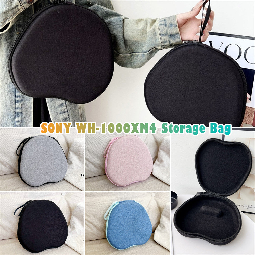 For SONY WH-1000XM4 Headphone Case Headset Earpads Storage Bag Casing Box