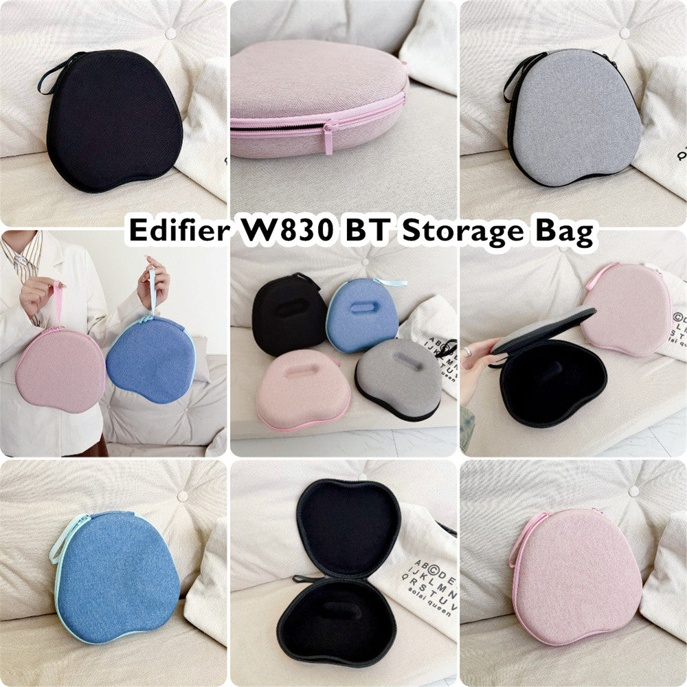 For Edifier W830 BT Headphone Case Headset Earpads Storage Bag Casing Box