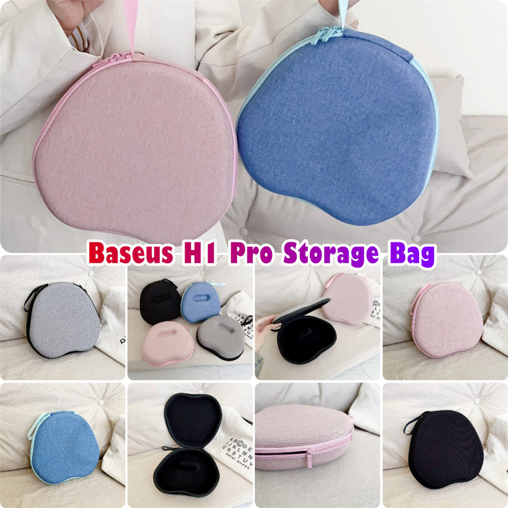 For Baseus H1 Pro Headphone Case Headset Earpads Storage Bag Casing Box