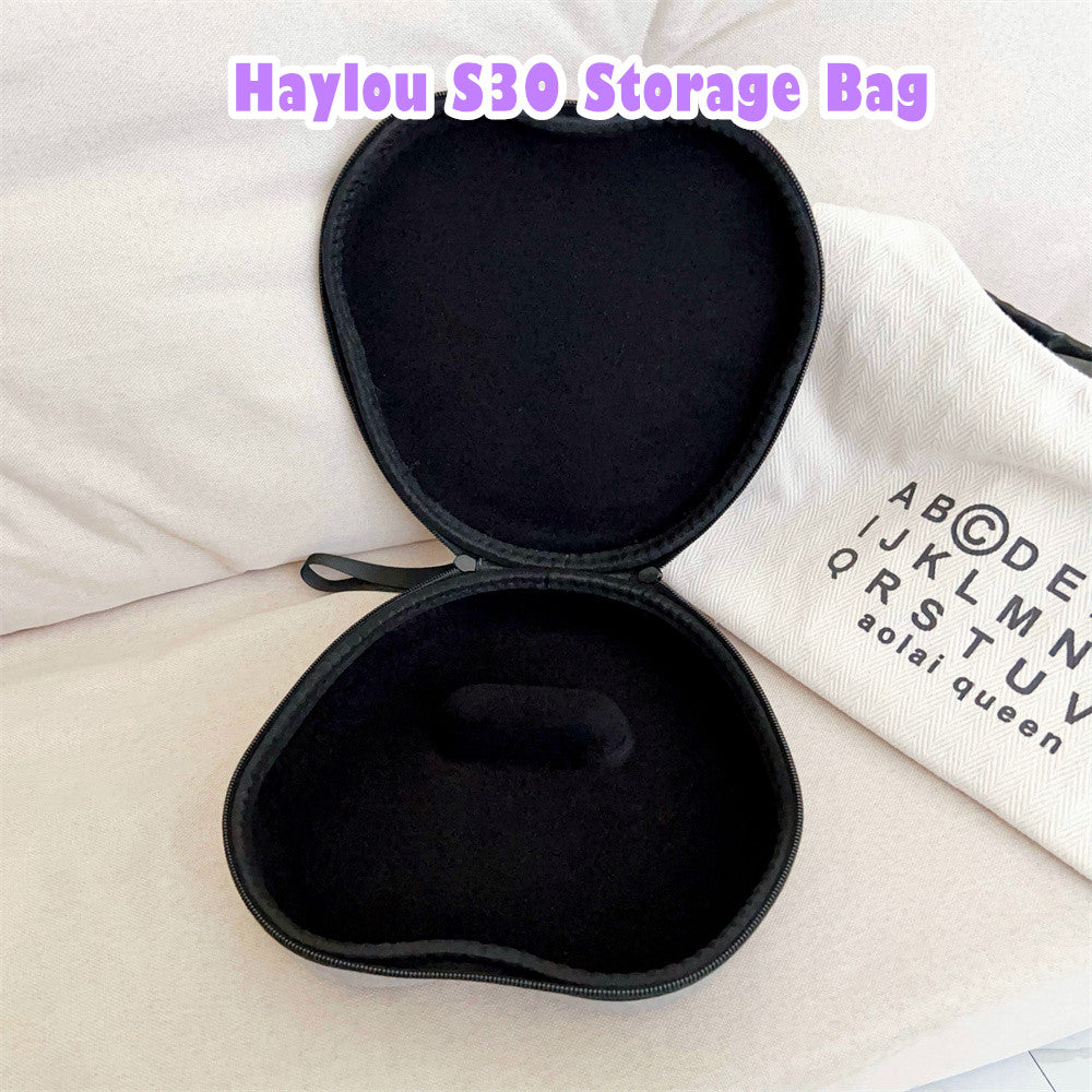 For Haylou S30 Headphone Case Headset Earpads Storage Bag Casing Box